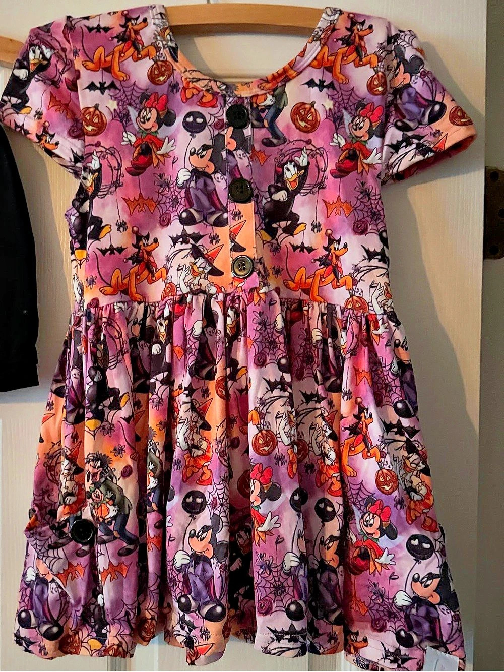 Disney Kids Pink Character Print Dress Set